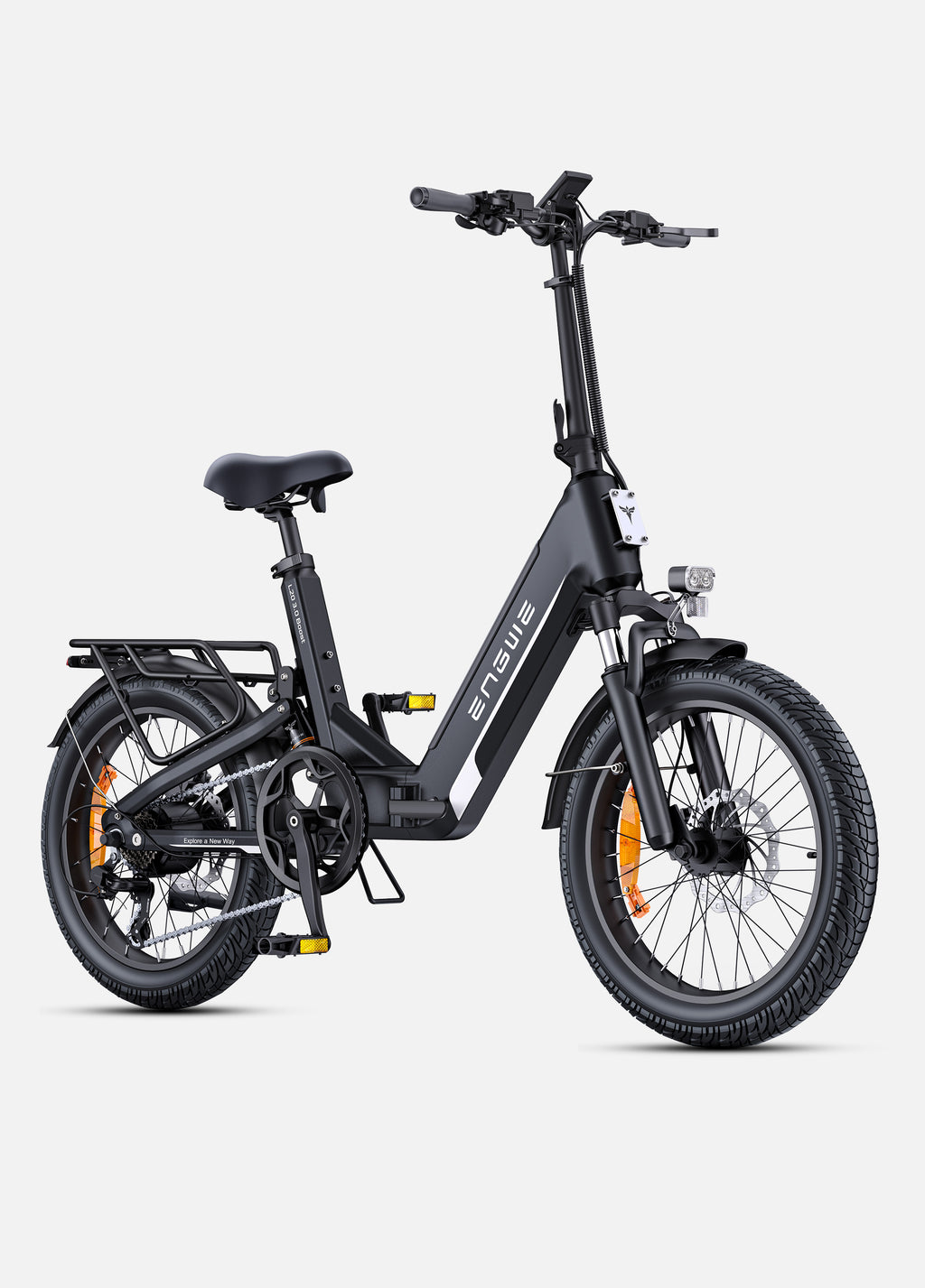Engwe L20 3.0 Boost Electric Bike – 250W 48V 13.5Ah 20” Fat Tyre