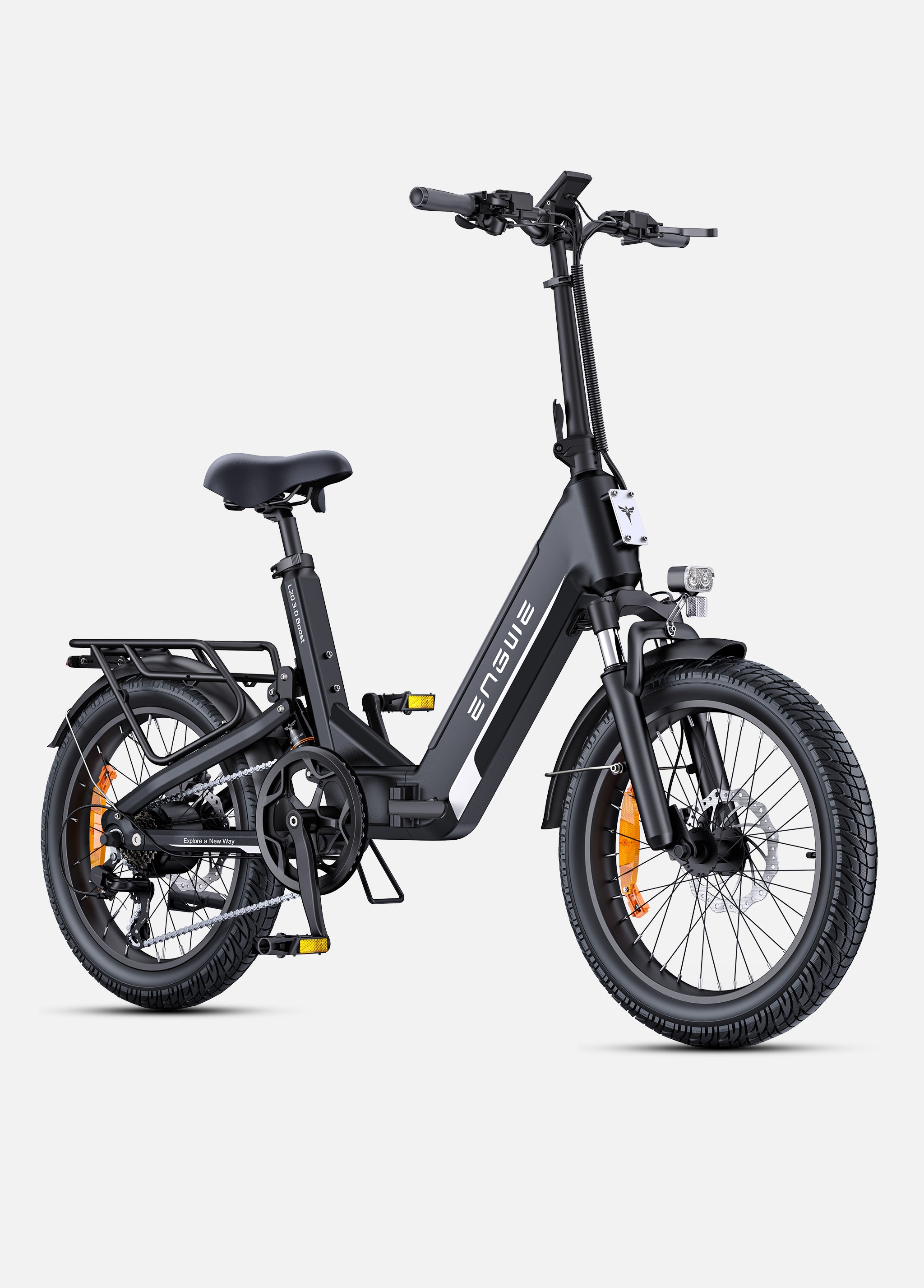 Engwe L20 3.0 Boost Electric Bike – 250W 48V 13.5Ah 20” Fat Tyre