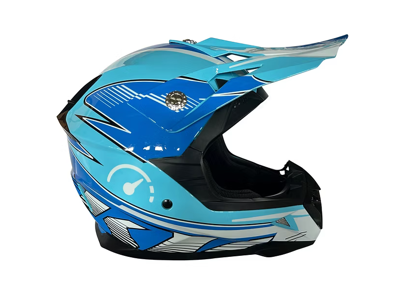 Revvi Motocross Helmet Blue L