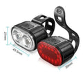 USB Charge LED Bike Front Rear lights
