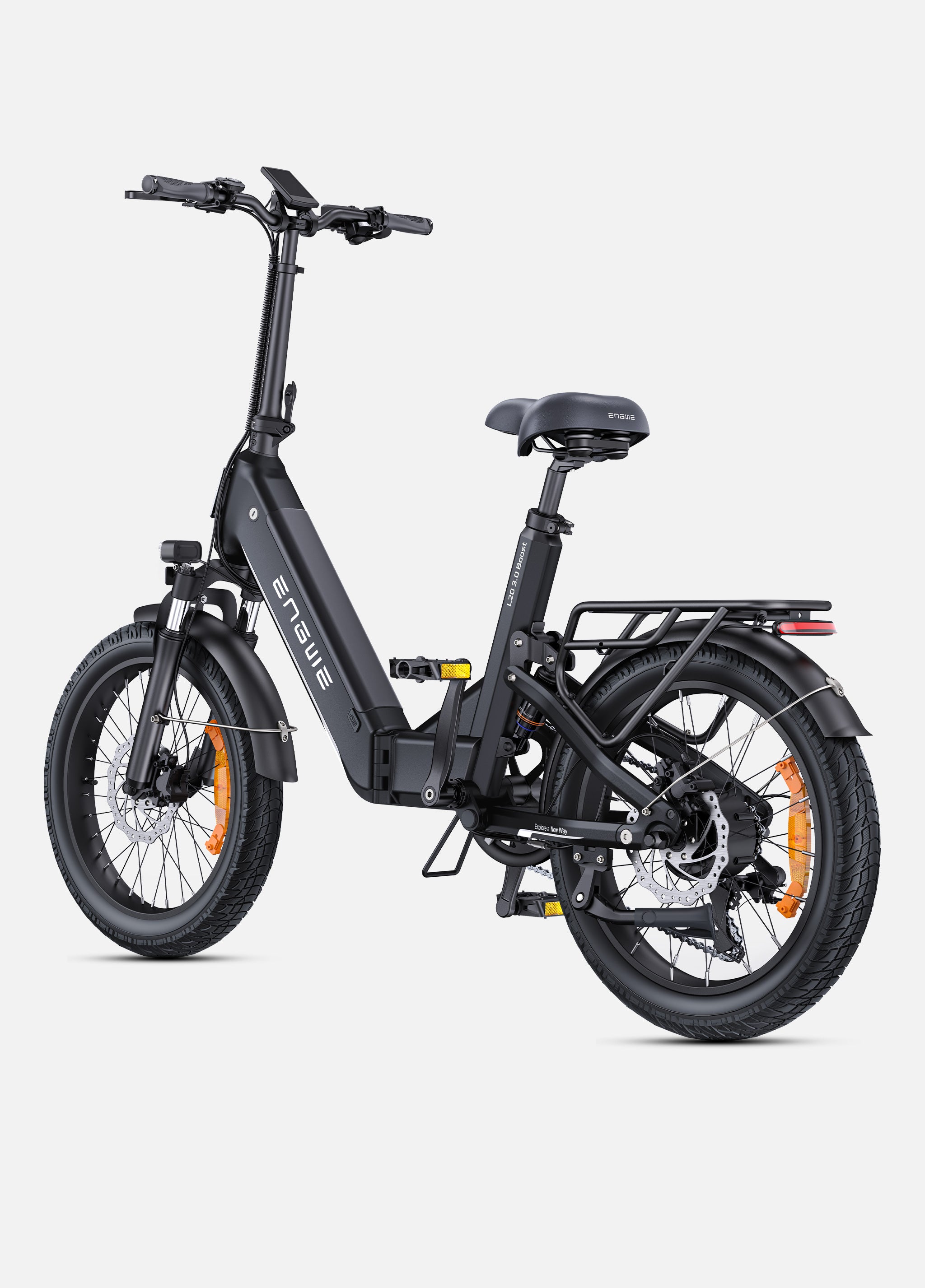 Engwe L20 3.0 Boost Electric Bike – 250W 48V 13.5Ah 20” Fat Tyre