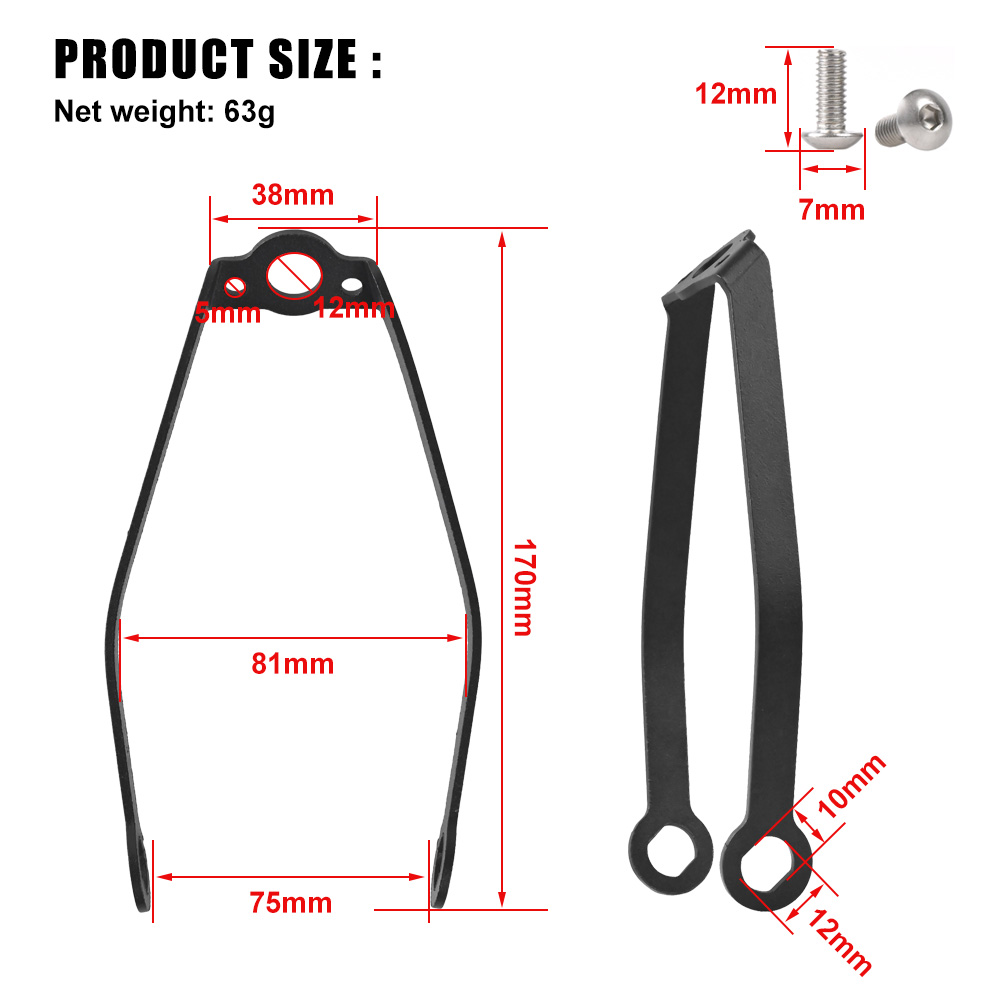 Mi4 Lite Rear Bracket