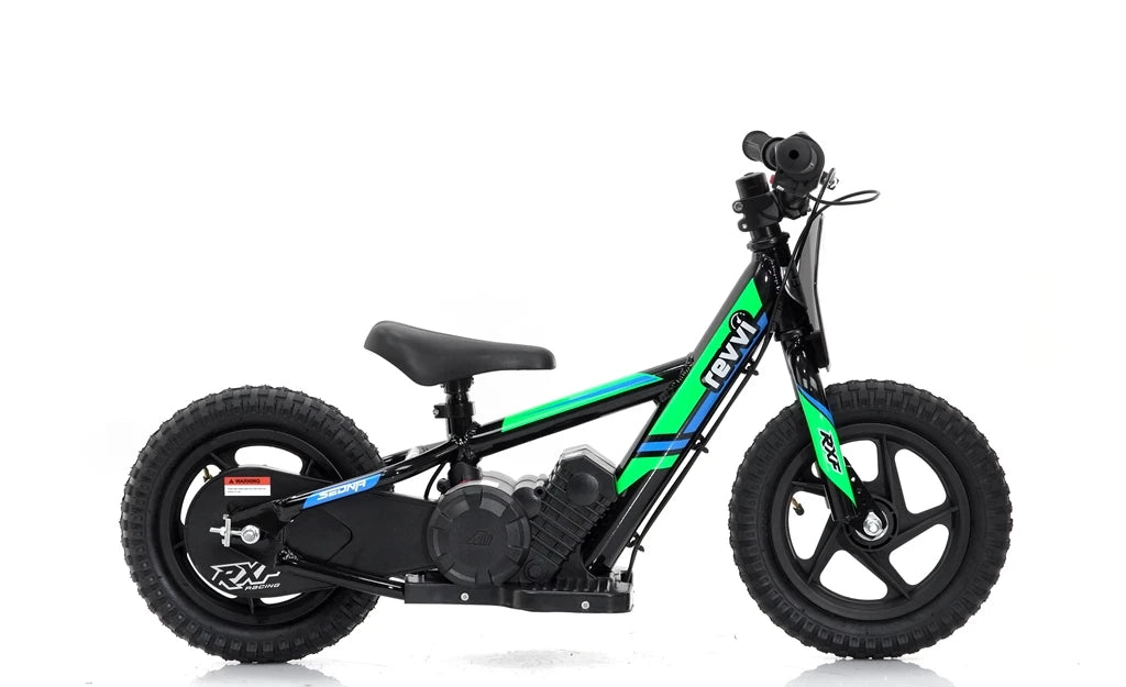 Revvi 12" Kids Electric Balance Bike – 24V