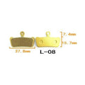 Metal ketone-based brake pads #L8 7.4+15.7*37.8
