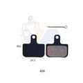 Semi-metal brake pads #04 30.6*29.5