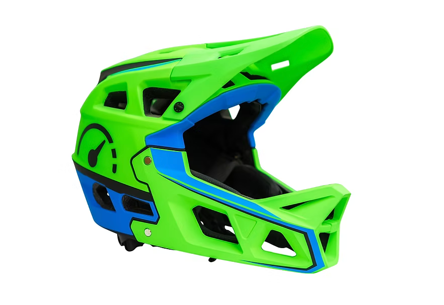Kids MTB Helmet Full Face Green L