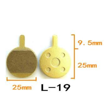 Metal ketone-based brake pads #L19 9.5+25*25