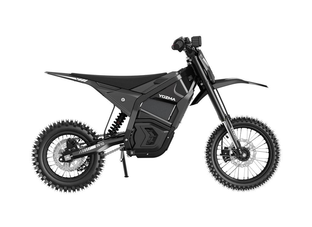 Yozma IN 10 Electric Dirt Bike — 2600W 48V 23.4Ah — 40 mph Off-Road (Red / Black)