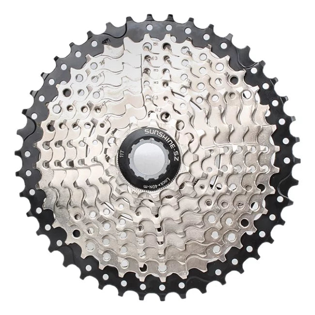 SUNSHINE 9S 11-42T Silver black Cassette Sprocket