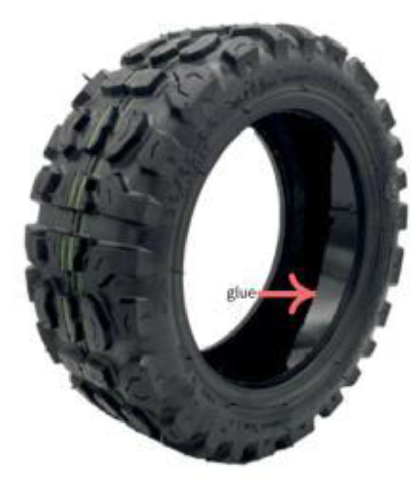 90/65-6.5 Off-road tyre tubeless;with glue