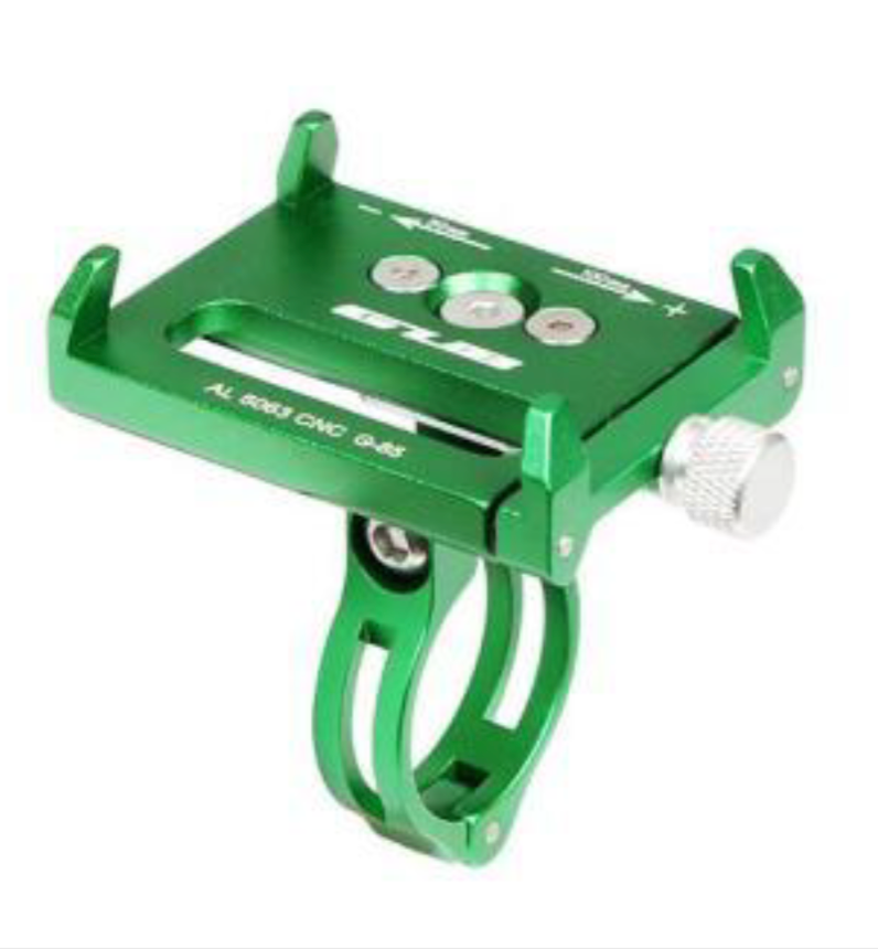 Metal phone mount for bike/scooter;G85 Green