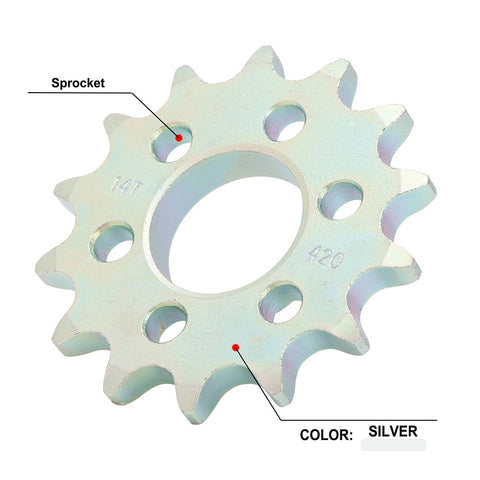 Surron Steel Front Sprocket 14T-420