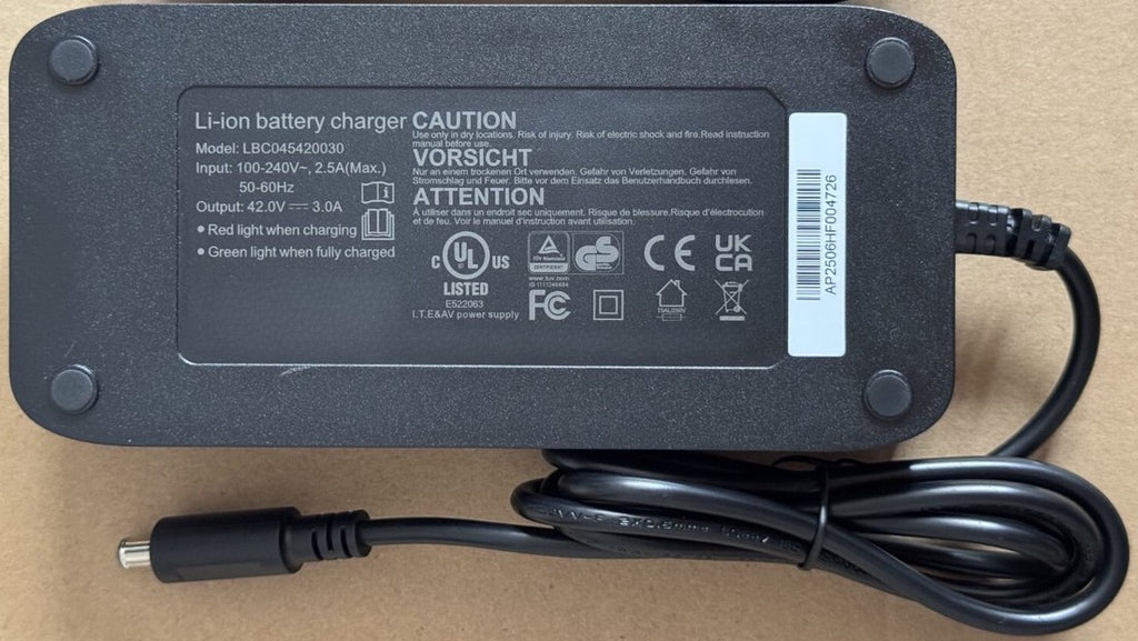 Engwe M20 L20 Charger 54.6V 2A DC