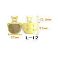 Metal ketone-based brake pads #L12 12.5+21*27