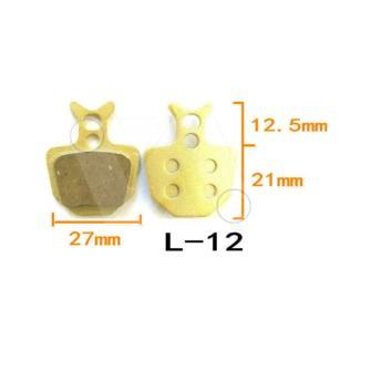 Metal ketone-based brake pads #L12 12.5+21*27