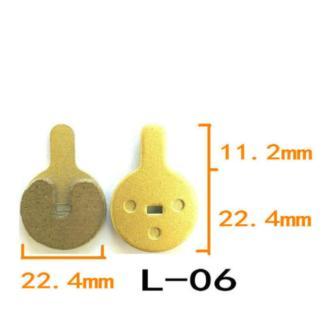 Metal ketone-based brake pads #L6 11.2+22.4*22.4