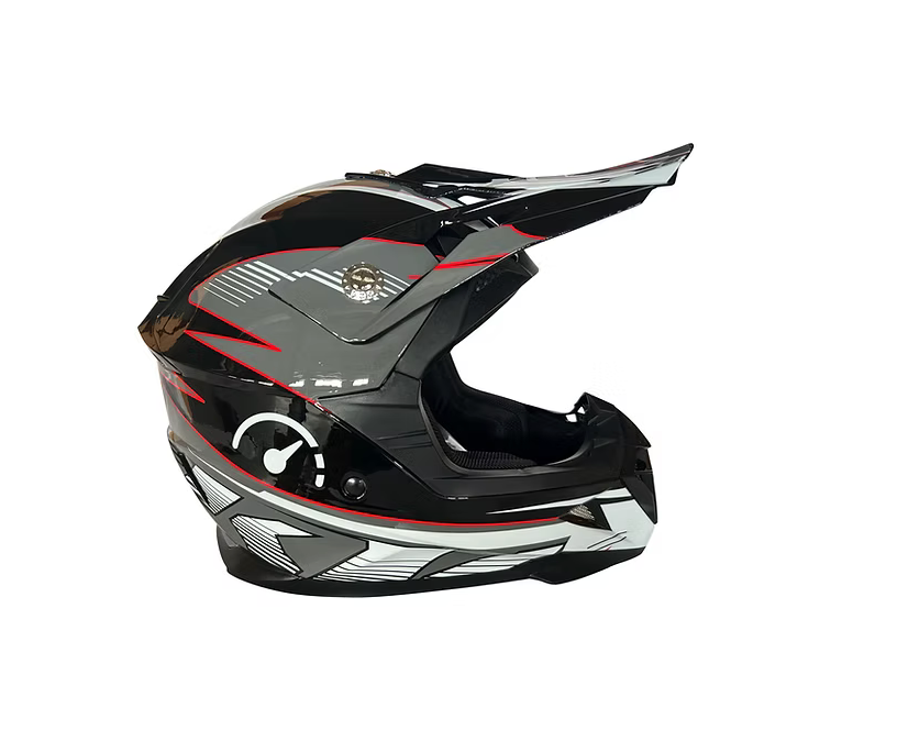Revvi Motocross Helmet Black S